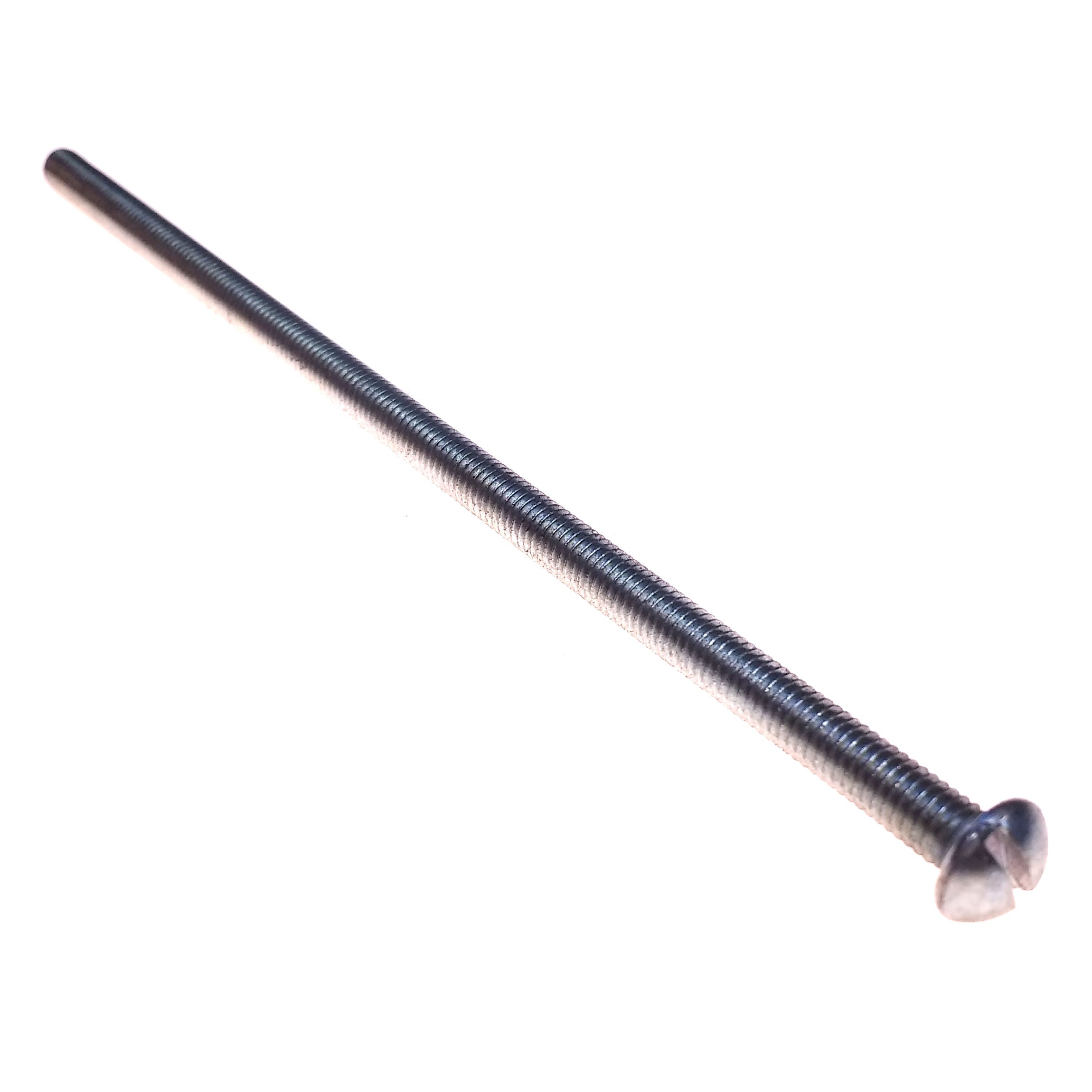 27601 #10-32 x 5" Round Slotted Machine Screw - 0