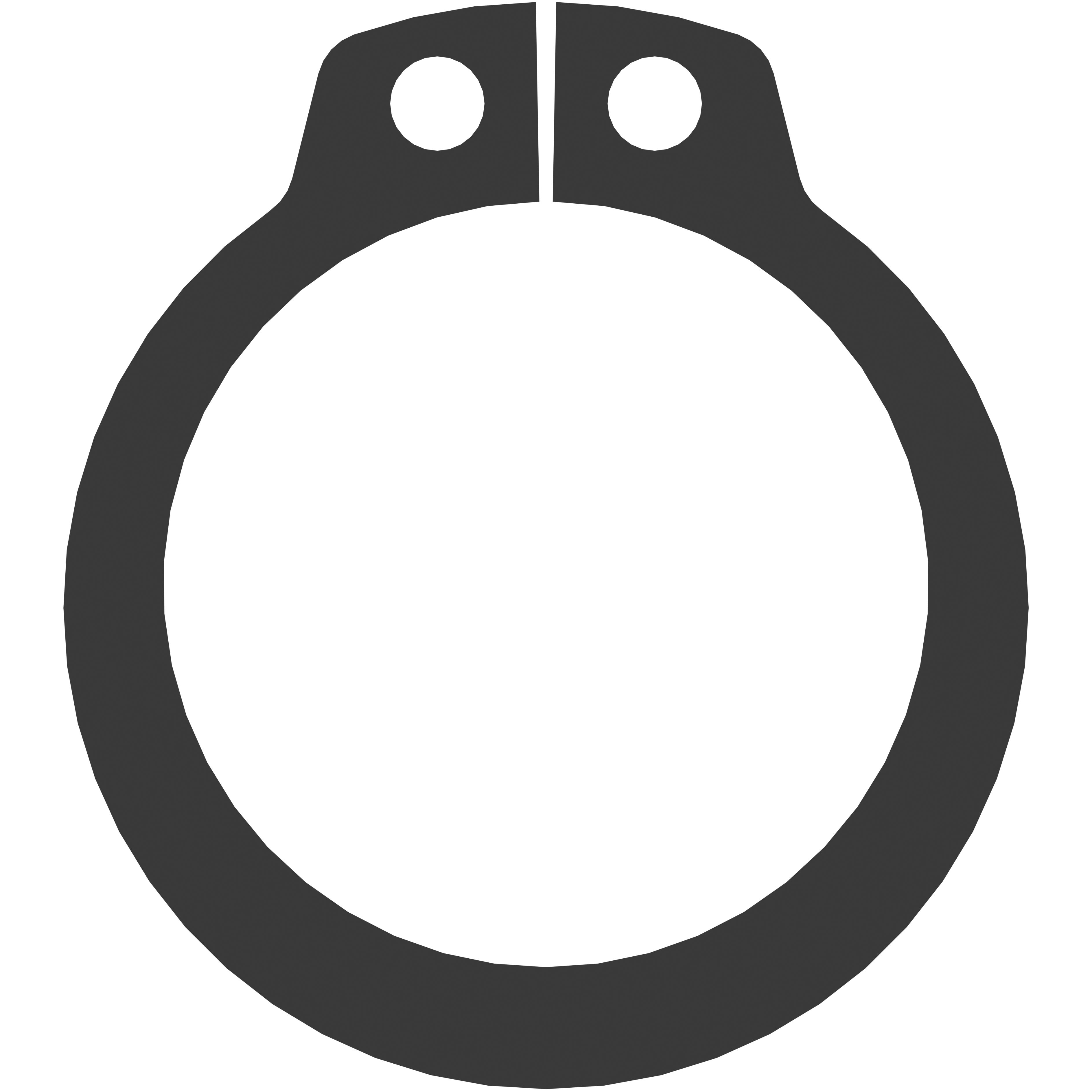 35311 Fastenal M15 Stronghold External Retaining Ring, #15