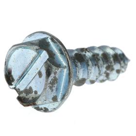 61404 Midwest #7 x 1/2" Slotted Hex Washer Head Sheet Metal Screw