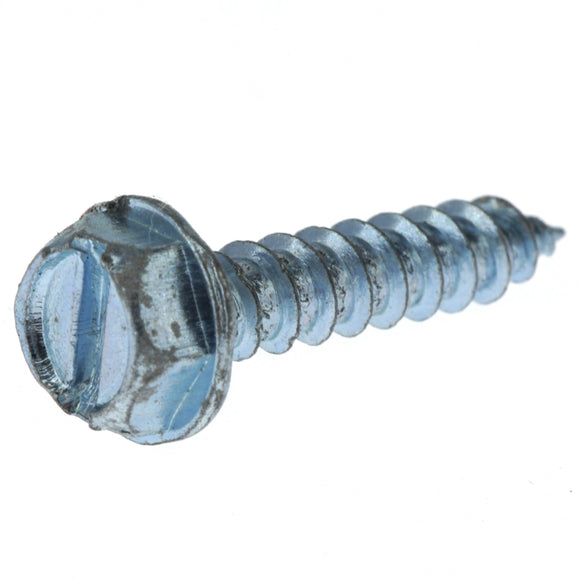 61405 Midwest #7 x 3/4" Slotted Hex Washer Head Sheet Metal Screw