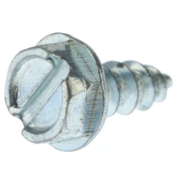 61412 Midwest #10 x 1/2" Slotted Hex Washer Head Sheet Metal Screw