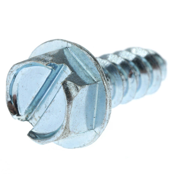 61417 Midwest #14 x 3/4" Slotted Hex Washer Head Sheet Metal Screw