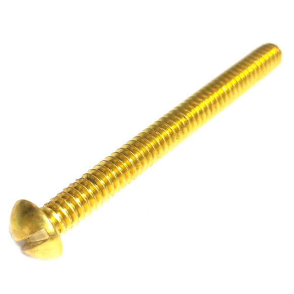 61497 Midwest #10-24 x 2" Slotted Head Machine Screw