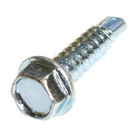 62724 Midwest #8-18 x 3/4" Hex Washer Head Drill Point Sheet Metal Screw - 0