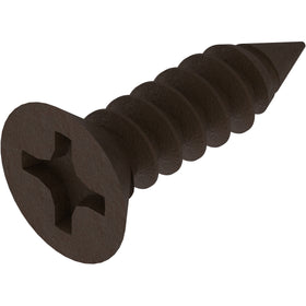 63282 Midwest #6 x 1/2" Bronze Plated Flat Head Sheet Metal Screw