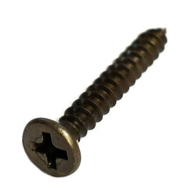 63287 Midwest #6 x 1" Black Plated Flat Head Sheet Metal Screw