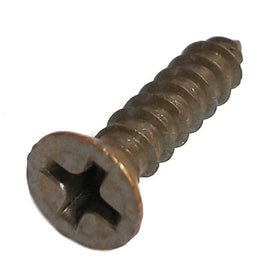 63288 Midwest #6 x 5/8" Antique Copper Plated Flat Head Sheet Metal Screw