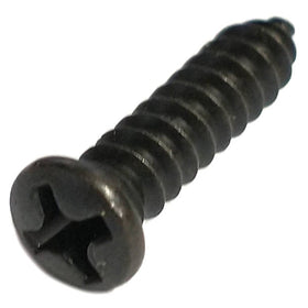 63295 Midwest #8 x 3/4" Black Plated Oval Head Sheet Metal Screw