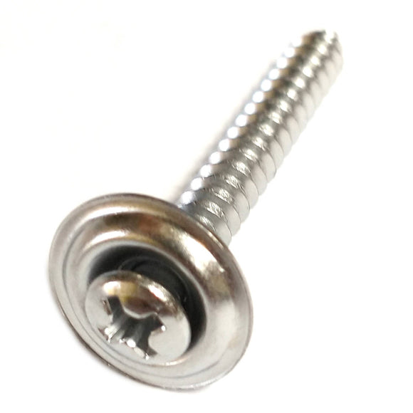 64064 Midwest #8 x 1-1/4" Oval Head Trim Screw