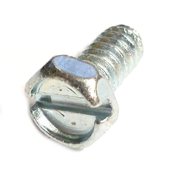 65561 Midwest #10-24 x 3/8" Slotted Indented Hex Head Screw