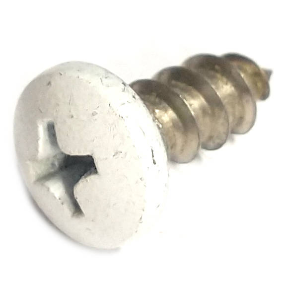 69488 Midwest #10 x 1/2" White Head Stainless Steel Window Screw