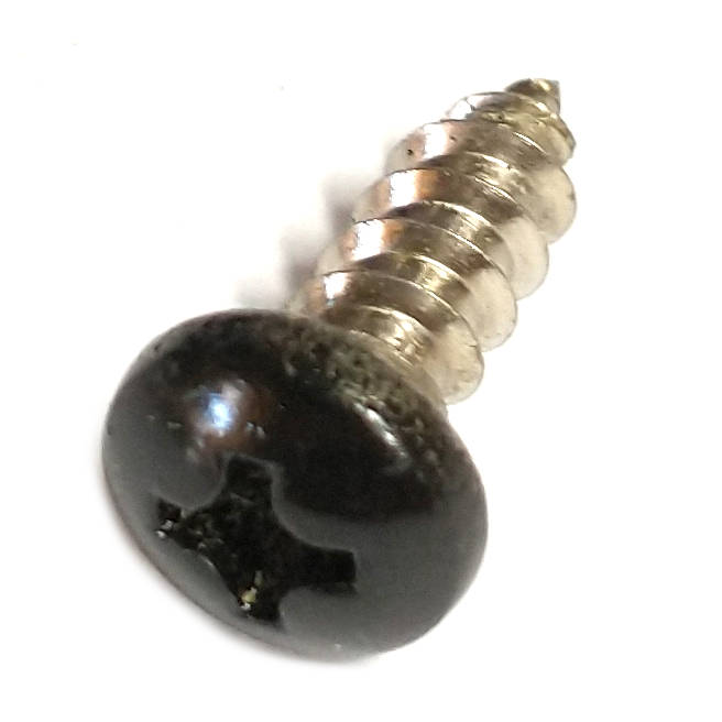 69501 Midwest #8 x 1/2" Black Head Stainless Steel Window Screw