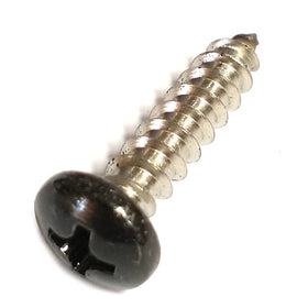69502 Midwest #8 x 3/4" Black Head Stainless Steel Window Screw - 0