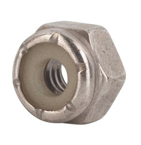 70857 #10-24 18-8 Stainless Steel Nylon Insert Lock Nut