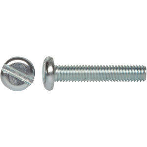 90859 Fastenal M3-0.5 x 30mm Machine Screw, Zinc Plated