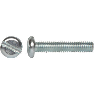 90860 Fastenal M3-0.5 x 35mm Machine Screw, Zinc Plated