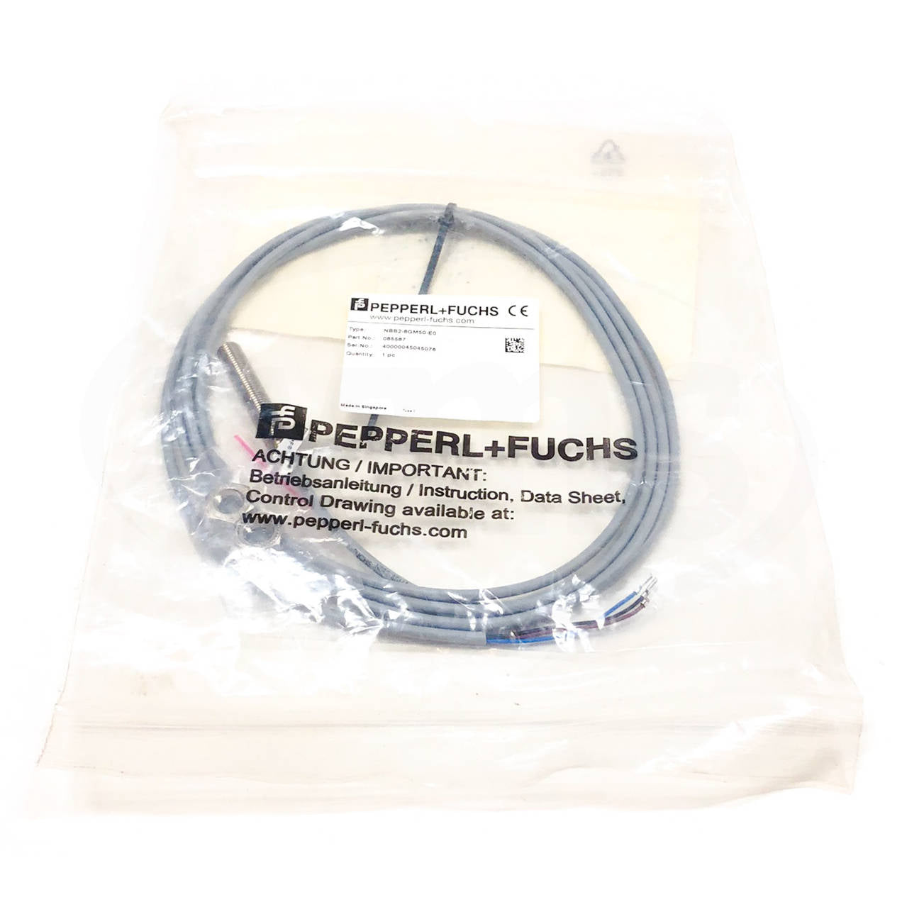 NBB2-8GM50-E0 PepperL+Fuchs Inductive Proximity Sensor - 0