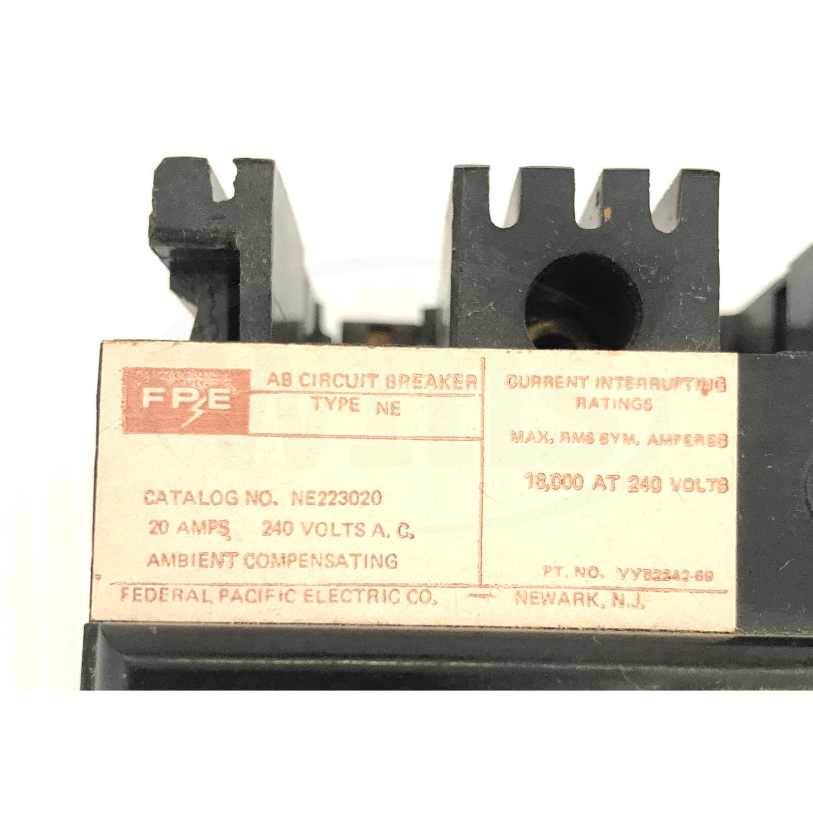 NE223020 FPE Circuit Breaker, 2-Pole, 20 Amp, 240VAC - 0