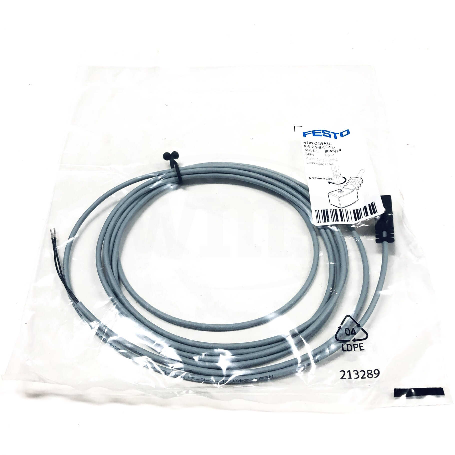 NEBV-Z4WA2L-R-E-2.5-N-LE2-S1 Festo Connecting Cable