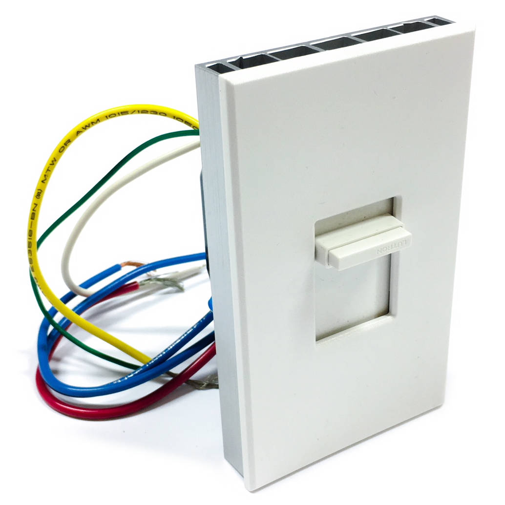 NF-10-277-WH Lutron Nova 277V 8A Dimmer, White - 0