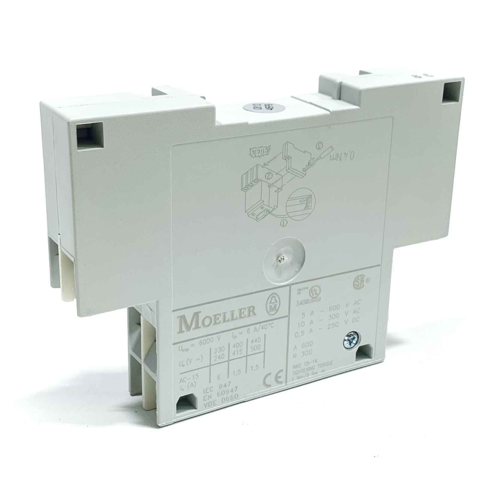 NHI22-PKZ2 Moeller Standard Auxiliary Contact
