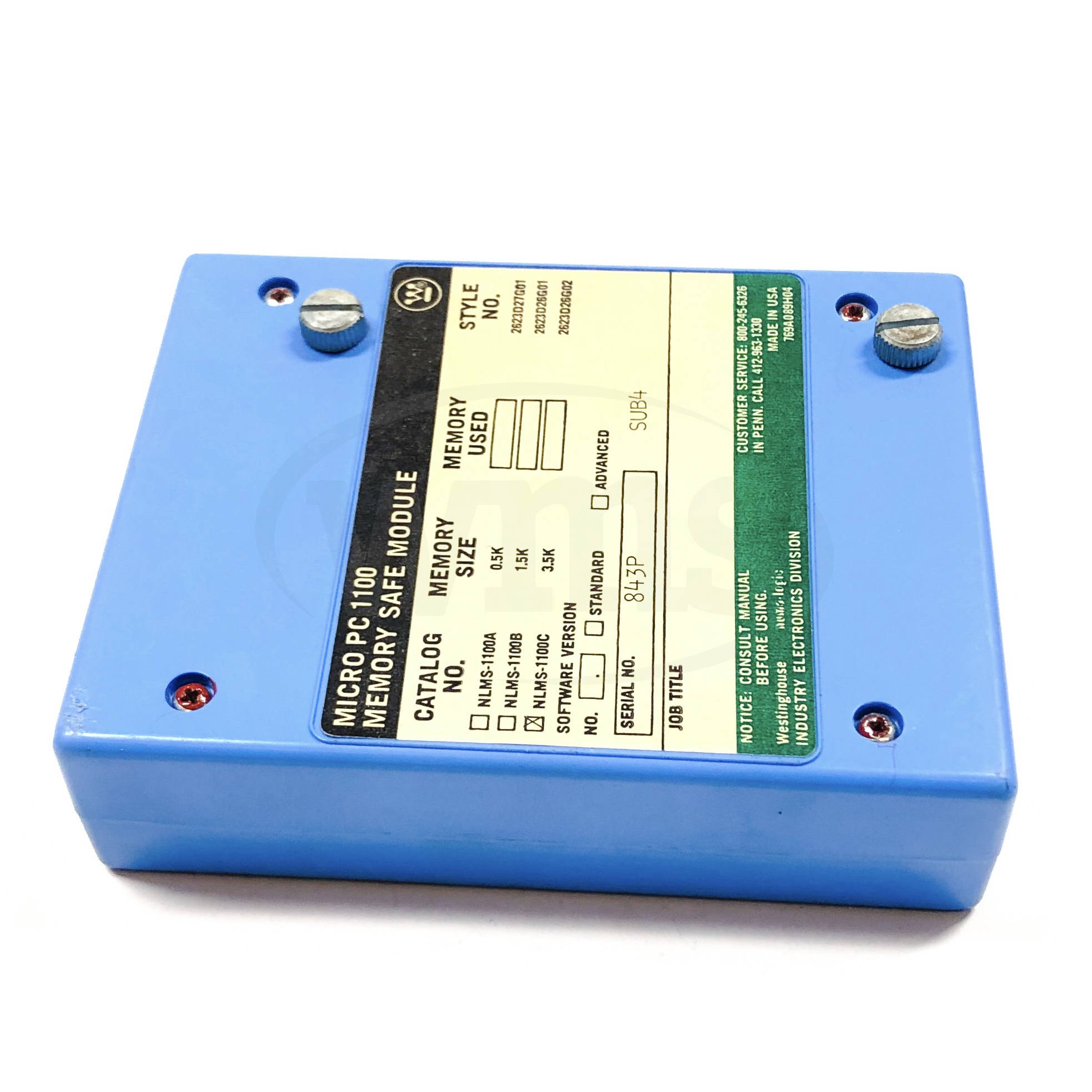 NLMS-1100C Westinghouse Micro PC 1100 Memory Safe Module - 0