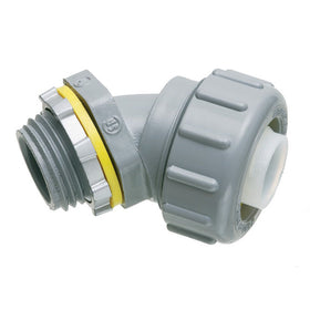 NMLT4550 1/2" PVC 45° Liquid Tight Connector