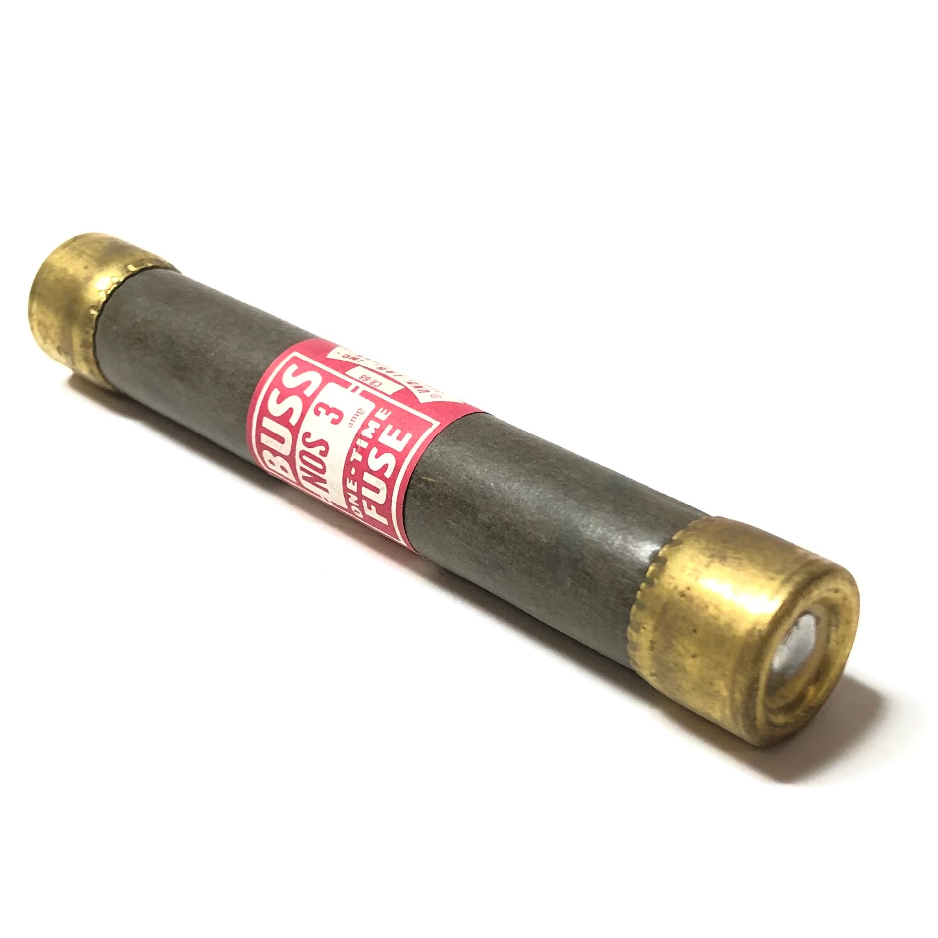 NOS-3 Bussman Fuse 3 Amp, 600 VAC