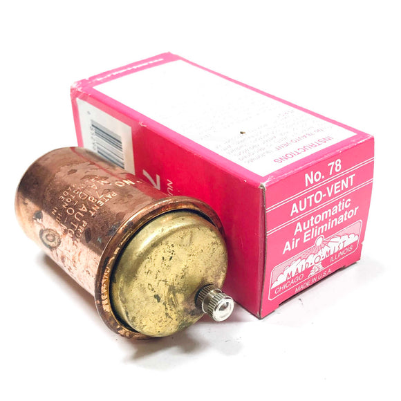 No.78 Maid O Mist Auto-Vent Automatic Air Eliminator, 1/8"