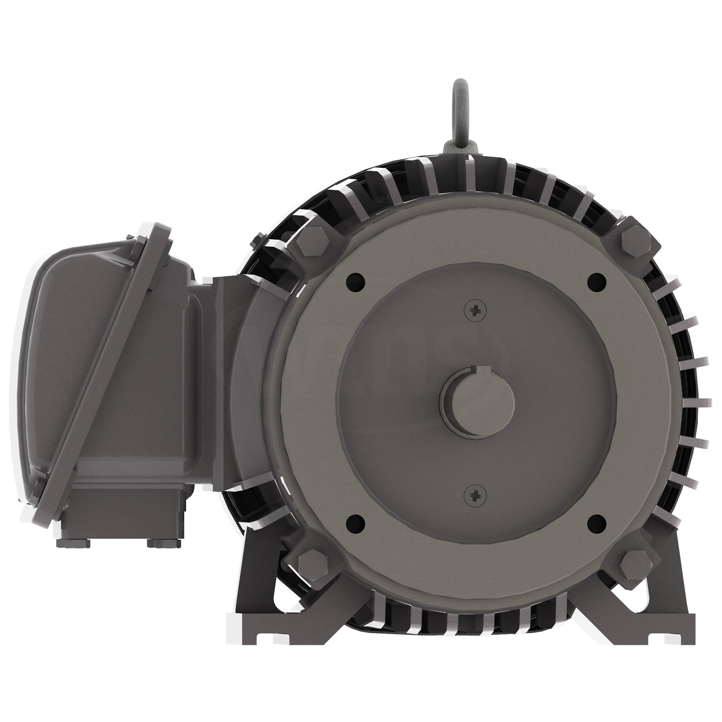NP0036C Teco-Westinghouse 3HP Cast Iron Electric Motor, 1200 RPM
