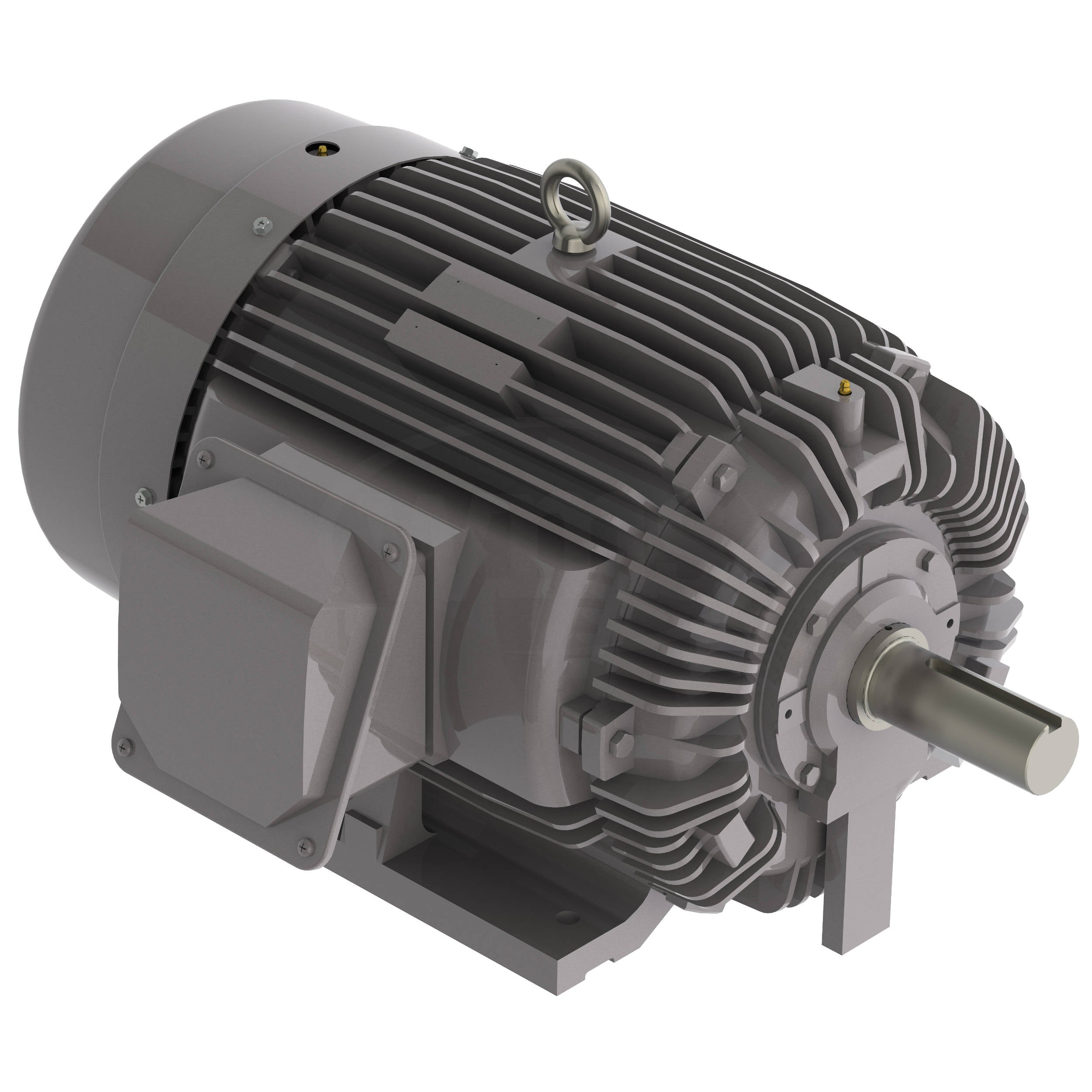 NP0036G Teco-Westinghouse 3HP Cast Iron Electric Motor, 1200 RPM