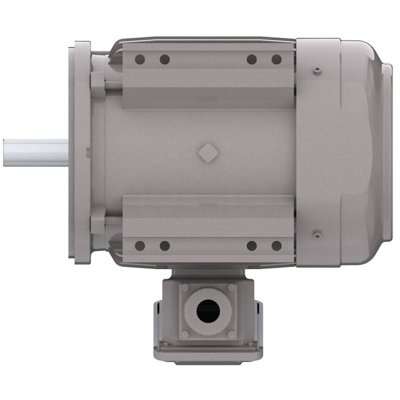 NP0052C Teco-Westinghouse 5HP Cast Iron Electric Motor, 3600 RPM