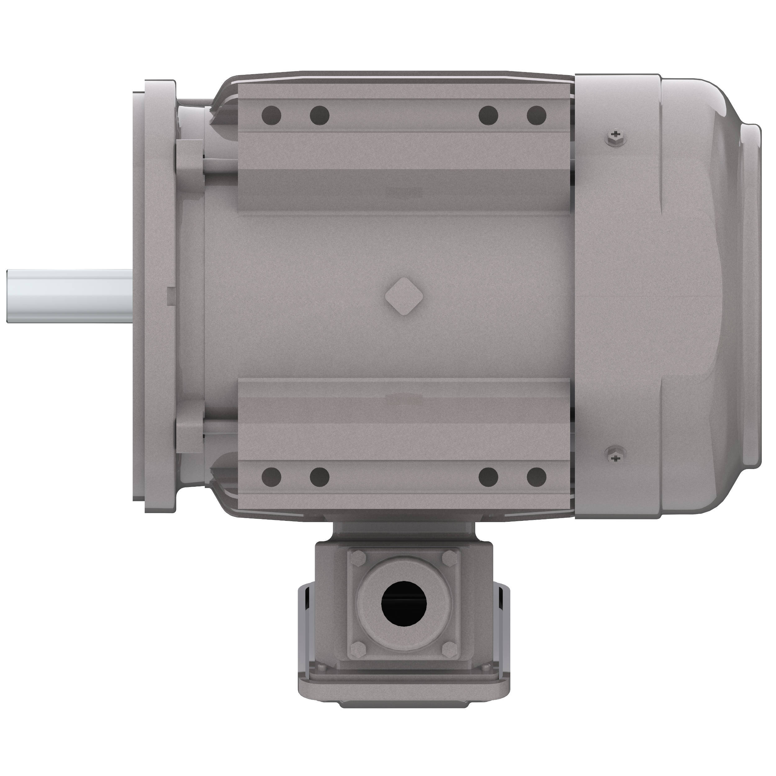 NP0054C Teco-Westinghouse 5HP Cast Iron Electric Motor, 1800 RPM