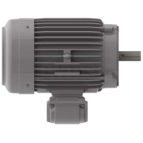 NP0056C Teco-Westinghouse 5HP Cast Iron Electric Motor, 1200 RPM