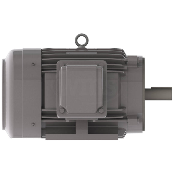 NP0056C Teco-Westinghouse 5HP Cast Iron Electric Motor, 1200 RPM