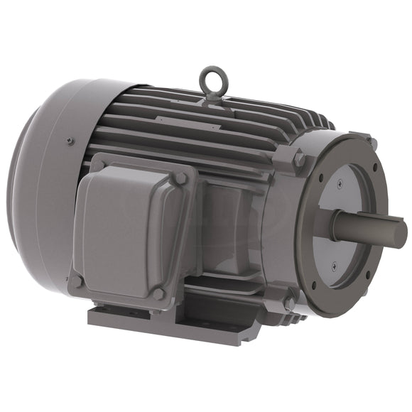 NP0104C Teco-Westinghouse 10HP Cast Iron Electric Motor, 1800 RPM