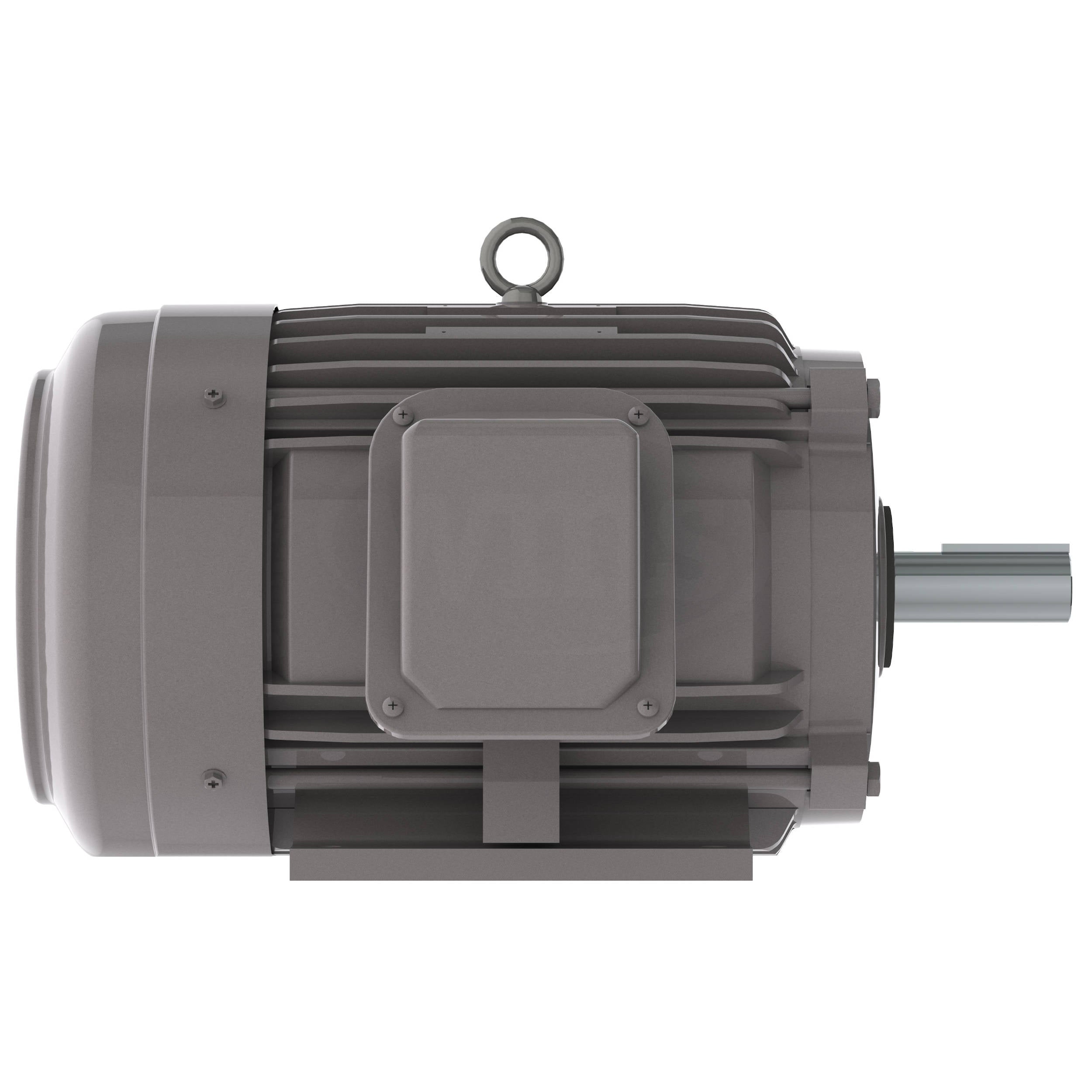 NP0104 10 HP Teco-Westinghouse Cast Iron Electric Motor, 1800 RPM - 0