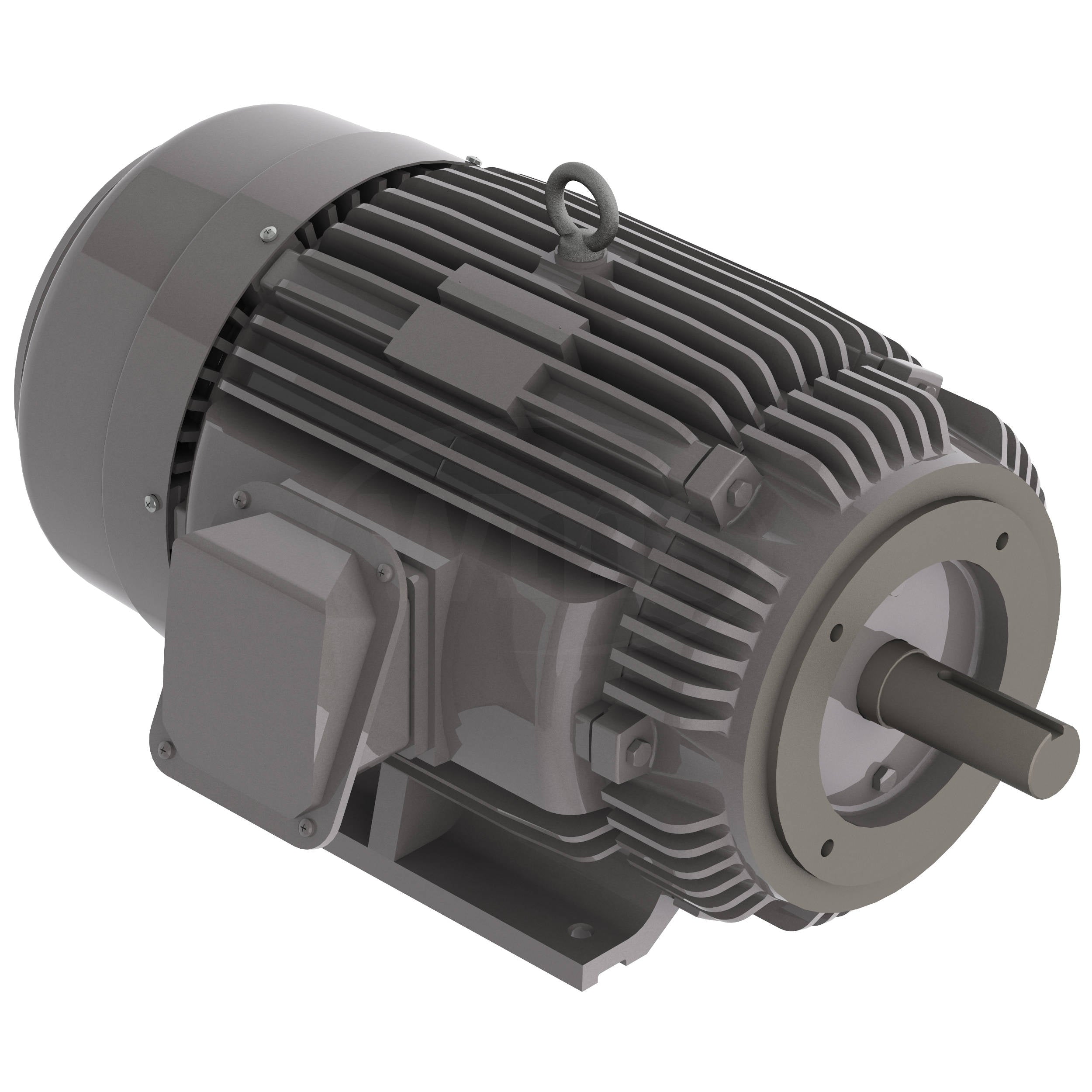 NP0106C Teco-Westinghouse 10HP Cast Iron Electric Motor, 1200 RPM