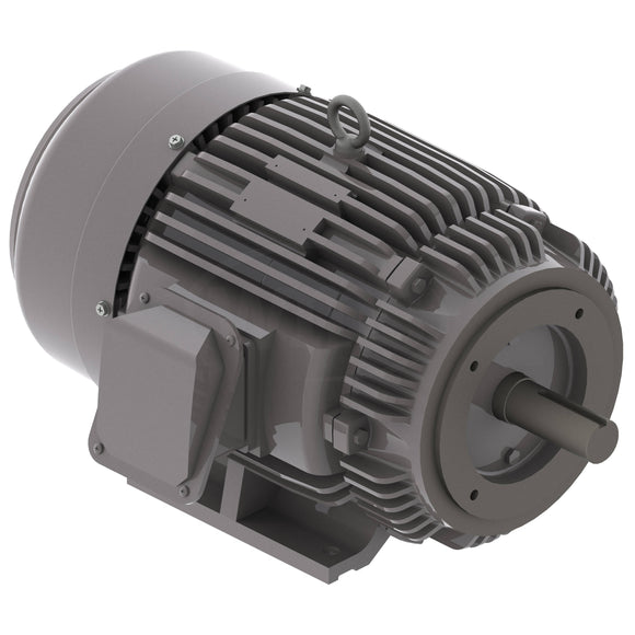 NP0154C Teco-Westinghouse 15HP Cast Iron Electric Motor, 1800 RPM