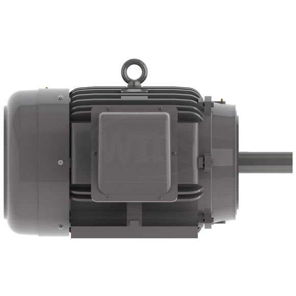 NP0756C Teco-Westinghouse 75HP Cast Iron Electric Motor, 1200 RPM