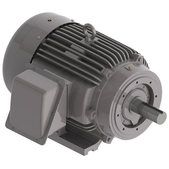 NP0756C Teco-Westinghouse 75HP Cast Iron Electric Motor, 1200 RPM