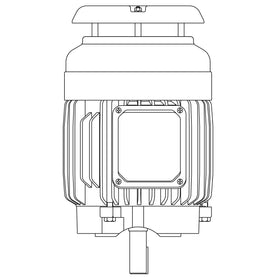 NPV0014C Teco-Westinghouse 1HP MAX-PE Cast Iron Electric Motor, 1800RPM