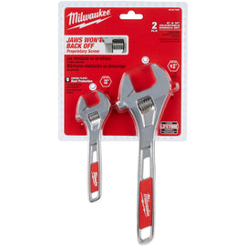 48-22-7400 Milwaukee 6" and 10" Adjustable Wrench Set