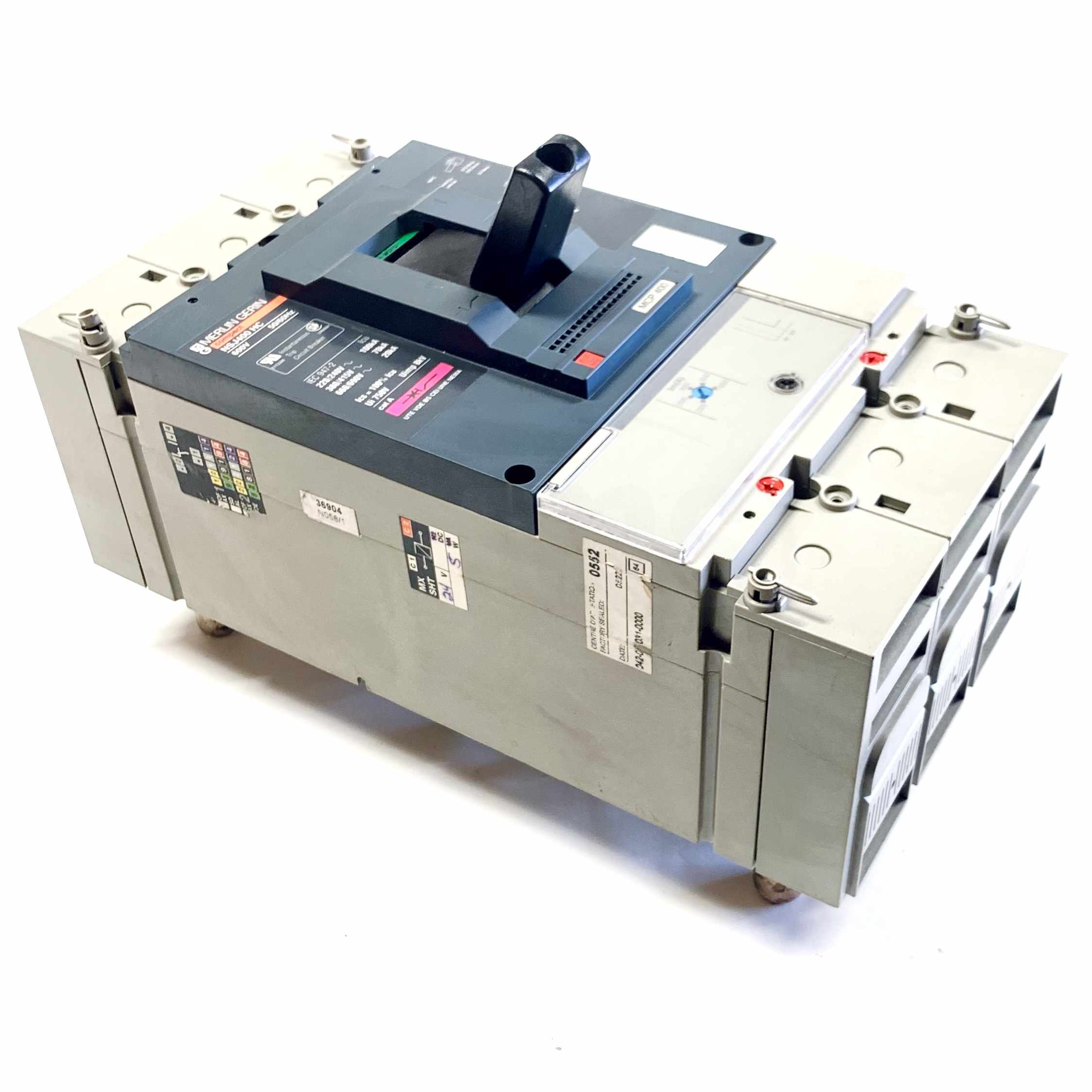 NSJ400HC Merlin Gerin Molded Case Circuit Breaker, 600V, 50/60Hz