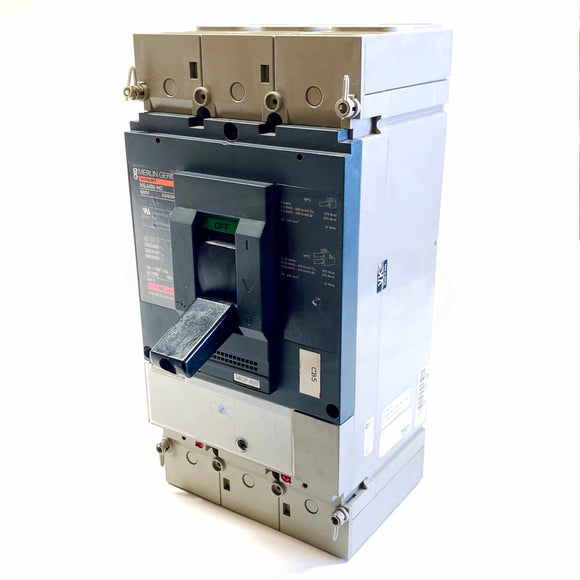 NSJ400HC Merlin Gerin Molded Case Circuit Breaker, 600V, 50/60Hz