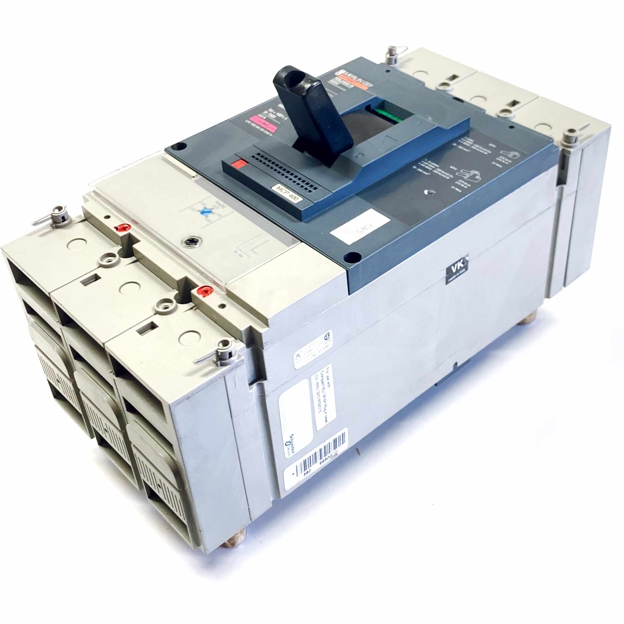 NSJ400HC Merlin Gerin Molded Case Circuit Breaker, 600V, 50/60Hz