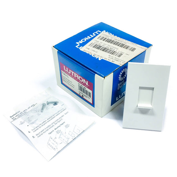 NT-3PS-WH Lutron Nova 3-Way Switch, 20A 120-277VAC