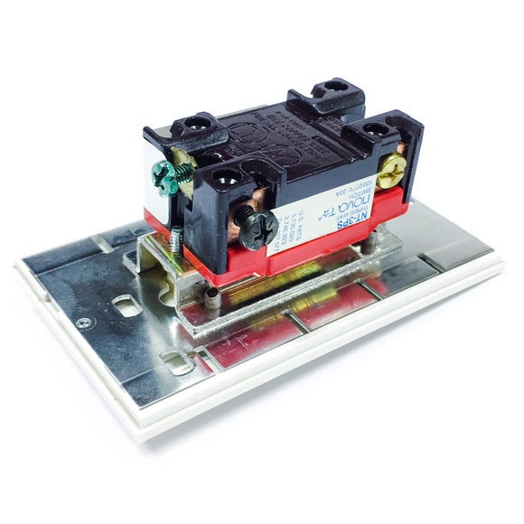 NT-3PS-WH Lutron Nova 3-Way Switch, 20A 120-277VAC