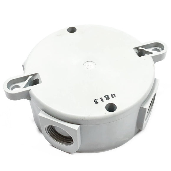 NV2XG Hubbell 3/4" Ceiling Mounting Box, Gray, Non-Metallic Utility Light