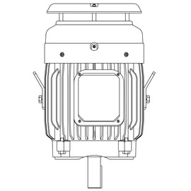 NPV7/54C Teco-Westinghouse 7.5HP MAX-PE Cast Iron Electric Motor, 1800RPM
